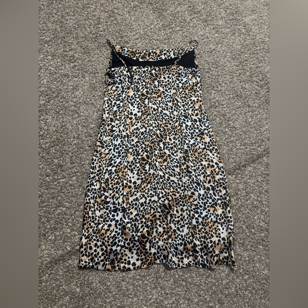 BCBG Animal Print Dress with Black Accents - Picture 7 of 7